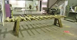 Tavolo legno cristallo conferenza